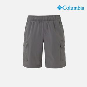 [컬럼비아] 키즈 우븐 카고 반바지_그레이 (C62-YMK804)