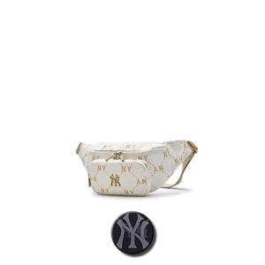 MLB 공용 다이아 모노그램 스포티브 힙색 (3AHSM035N)