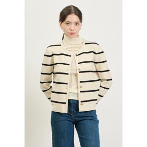 BCBG  B5S2K105 링링 스트라이프 아우터(현대목동)