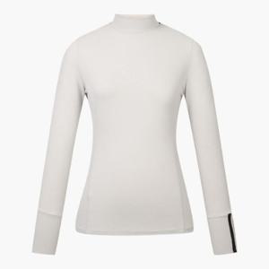 데상트골프웨어 GQC DP12WFTL22-LBGG 여성 하이넥 로고 포인트 긴팔티셔츠 / LBGG