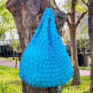 마트 늘어나는 장바구니 미니 아코디언 시장 가방