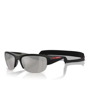 프라다 블랙 랩어라운드 미러 선글라스 0PS A01S 1BO05A 69