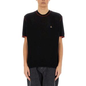 [국내배송] 비비안웨스트우드 알렉스 남성 반팔 니트 27010013 Y0037 N401