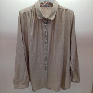 Destijl HC06 구김 없고 품편한 A라인 언발 단추 남방형  깔끔한 무지 셔츠블라우스 D2533bl11B