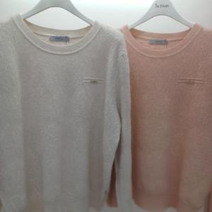 Destijl HC06 부드럽고 깔끔한 라운드 무지 쟈가드 니트티 D2543sw07