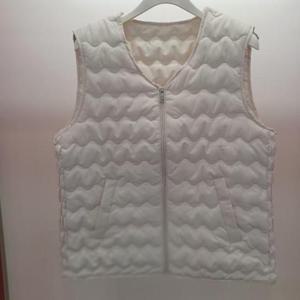 Destijl HC06 핏감있는 옆조절스모크밴딩 퀼팅 집업 경량 패딩 조끼 D2543vt05I