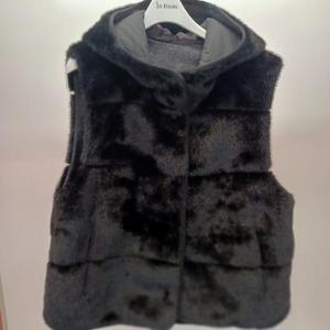 Destijl HC06 페이커퍼 경량 패딩 안감 밍크 후드조끼 D2554vt03B