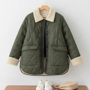 다프린 퀼팅 양털안감 패딩_NC4JP109