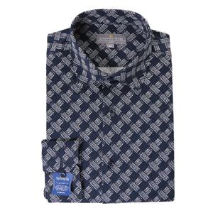 [카운테스마라(셔츠)]FW구김없는면스판프린트슬림긴소매셔츠(CDHU3C2309N0)