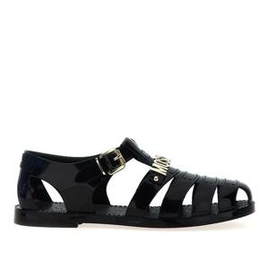 모스키노 메탈 로고 젤리 샌들 MB16501G0OG20 000