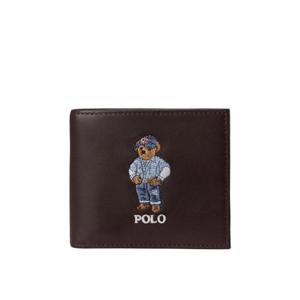 폴로 랄프로렌 베어 자수 레더 2단 지갑 405P08100