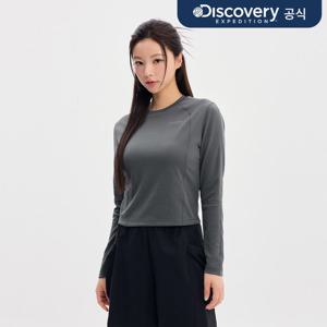 [디스커버리] 여성 퀵드라이 긴팔티셔츠 (D/GREY) DWRL42051-GRD
