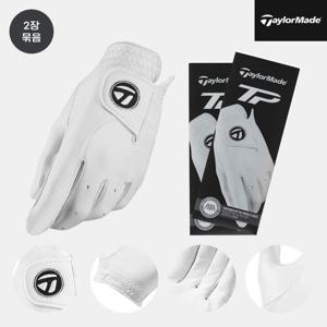 [2장패키지]테일러메이드 TP 글러브 양피 골프장갑[남성용][화이트][왼손착용][TA-859]