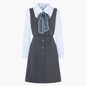 [케네스레이디] 체스 셔츠 레이어드 원피스 (EWOPPJ0604)