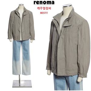 [레노마캐주얼]봄여름 이태리 베이지 오버핏 프리미엄 캐주얼점퍼RQBU09AAS LDA