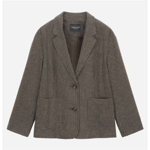 써스데이아일랜드 투버튼 체크 자켓 T256MJK139W 354112