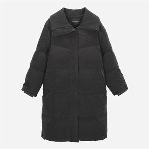 써스데이아일랜드 카라 니트 배색 덕 다운 점퍼 T258MDJ248W 353069