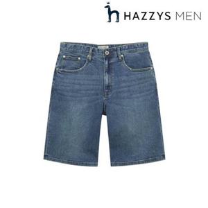 [헤지스남성] (HZPA5B514N2) 중청 워싱 스트레치 데님 반바지