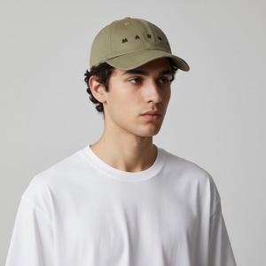 MARNI 로고 자수 베이스볼 캡 (CLZC0108S0 UTC311 00V25)