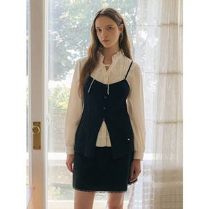 올리브데올리브 (OE5AV830) 핏앤플레어 니트 뷔스띠에