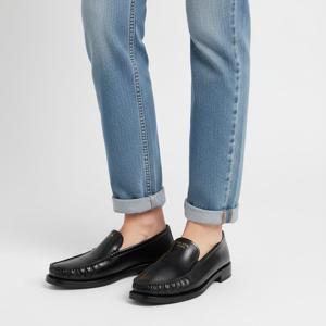 프라다 밀라노 영문로고 브러시드 레더 여성 로퍼 1D991N P39 F0002