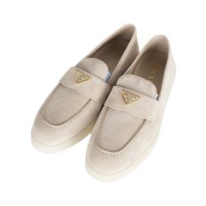 24SS 프라다 삼각로고 스웨이드 레더 로퍼 1D222N 103 F0F24