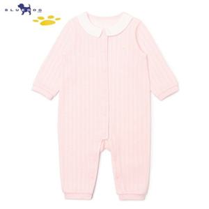 블루독베이비[hu] 24.FW PK)니트카라우주복 44A70-041-21 신생아우주복 유아우주복 외출복 출산선물