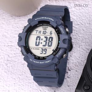 카시오 AE-1500WH-2A 군인 전자 아웃도어 방수 남자 우레탄 시계