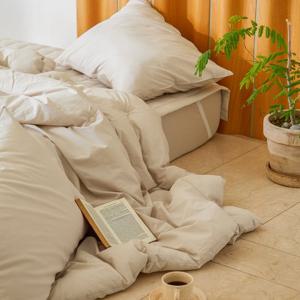 [아이르 프리미엄]디어나잇 라떼베이지 60수 고밀도 차렵이불 슈퍼싱글SS