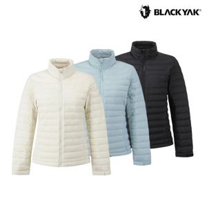블랙야크 간절기 경량 오리털 패딩 여성 라이트 하이넥 다운 자켓 1BYPASU501