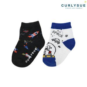 [컬리수]아동 스페이스 양말 2매 세트 CNF1AQSO51