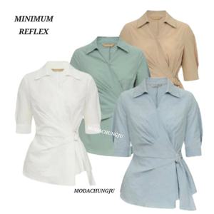 [미니멈]MD 카라넥 랩스타일 블라우스 MD MYBGWB4200 Z_CJ