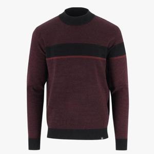 [엘르골프]가슴 로고 보더 목크넥 스웨터6k53402