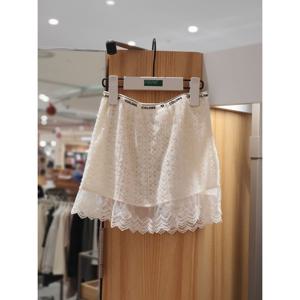 베네통키즈6 주니어 레이스 레이어드 스커트 QASK15561 25W