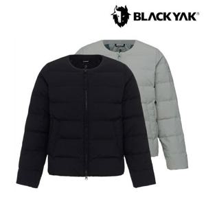 여성 롯지 퀼팅 넥리스 구스다운자켓 라운드넥 거위털 경량패딩 1BYPAWU541 GD