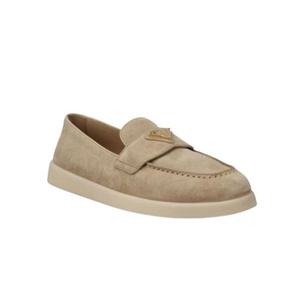 프라다 로고 여성 스웨이드 가죽 로퍼 1D222N 3LOL F0F24