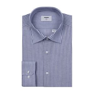 [레노마(셔츠)]린넨 혼방투톤스트라이프ROSSG0033BU