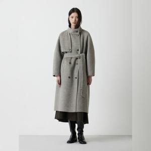 [쥬크]알파카블렌디드 하이넥 롱 코트 Z254MSG532