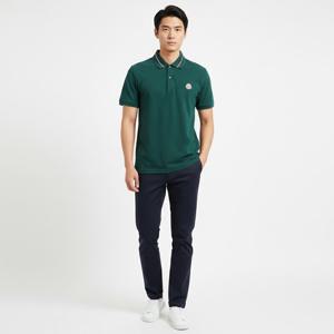 몽클레르 몽클레어 패치로고 카라 삼선 스트라이프 반팔 남성 PK티셔츠 8A00021 89A16 875