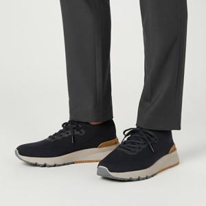 브루넬로 쿠치넬리 브루넬로쿠치넬리 백로고 울 니트 삭스 러너 남성 스니커즈 MZUWLBO253 CEG72