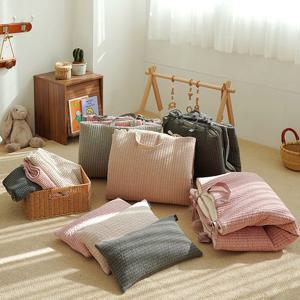 프리미엄 양면 100수 워싱 누빔 어린이집 낮잠이불 풀세트