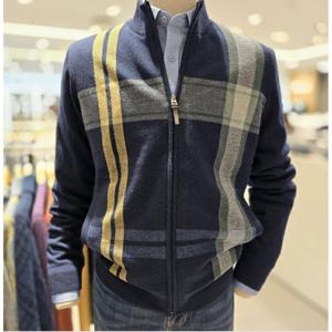 [닥스(셔츠)]25F/W신상품 울100 방풍 풀집업니트 가디건 DLW1SWZU111-N1