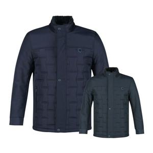 럭스골프 남성 클래식 페이크 퍼 퀼트 패딩 점퍼 AJP4W804