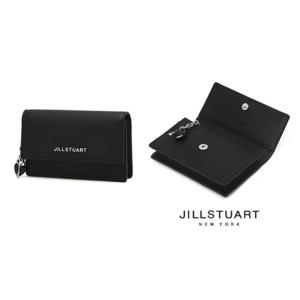 블랙 키 참장식 소가죽 카드지갑 JAWA5E211