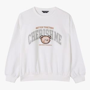 [더데이걸]레터베어박시맨투맨 TGMA24D03 [모다아울렛 남양주점]