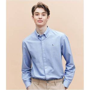 [헤지스남성] [아이코닉] 블루 옥스포드 셔츠(HZSH5E201B2)