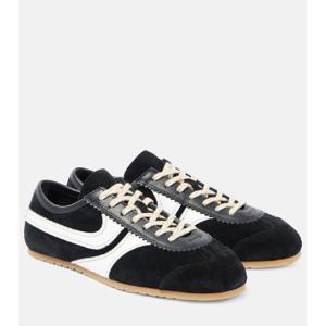 드리스반노튼 레더 스웨이드 스니커즈 P01014715