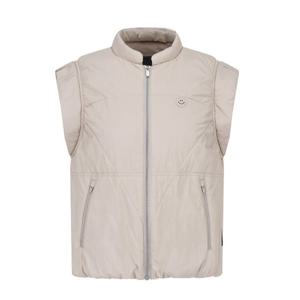 여성 스마일  패치 기모 패딩 베스트 521E3JV201BG