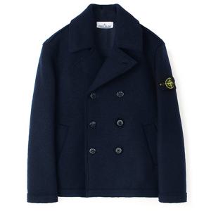 25FW 스톤 와펜 울 피코트 네이비 K2S155100059 S0IN1 V0020