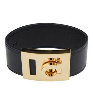 페라가모 블랙 가니치노 디테일 허그 팔찌 760767 0776163